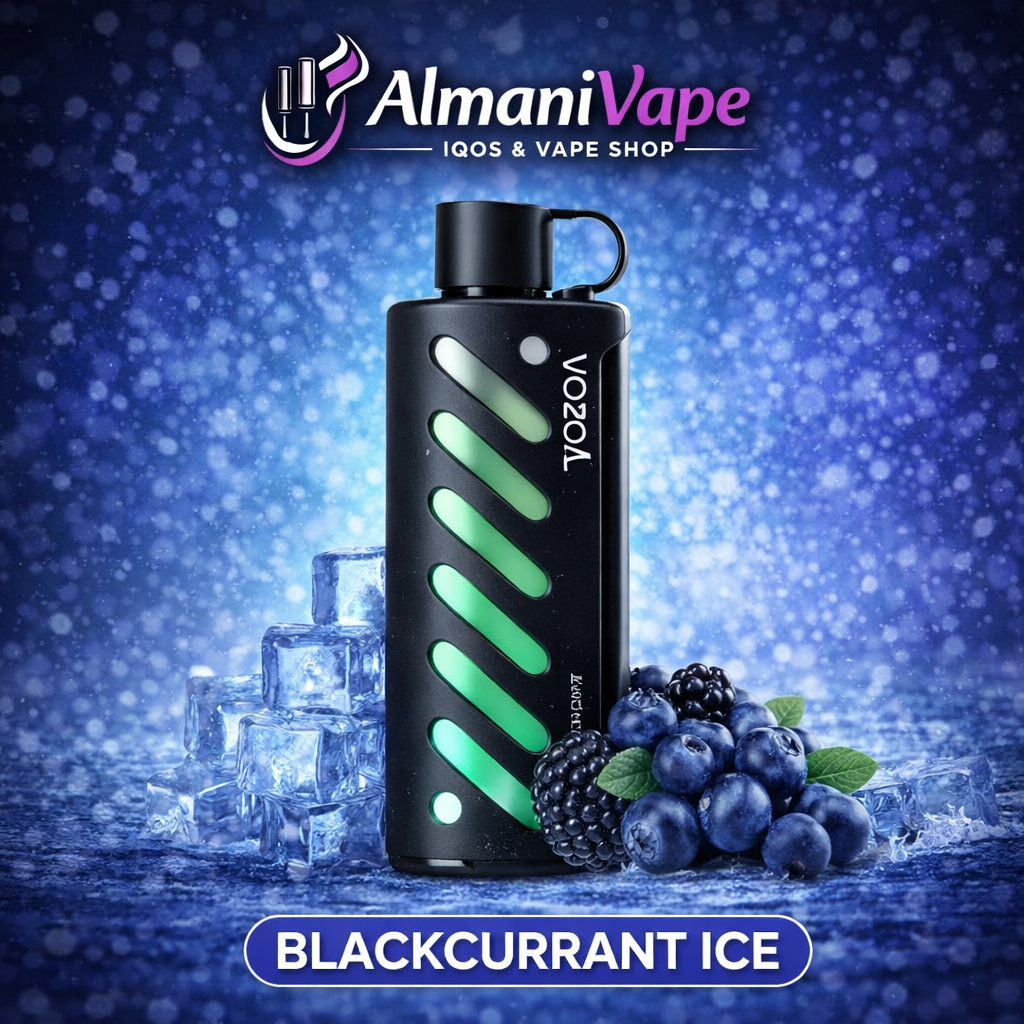 VOZOL Vape Gear Shisha 25000 Puff - بلاك كارنت آيس