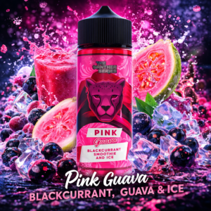 The Panther Series Pink Smoothie 120ml - Blackcurrant Guava & Ice