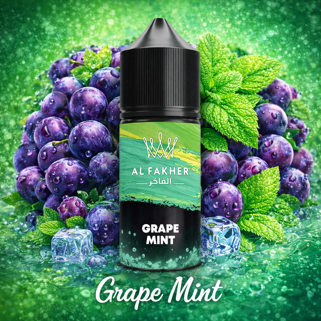 Al Fakher E-Liquid 3mg/60ml - عنب النعناع