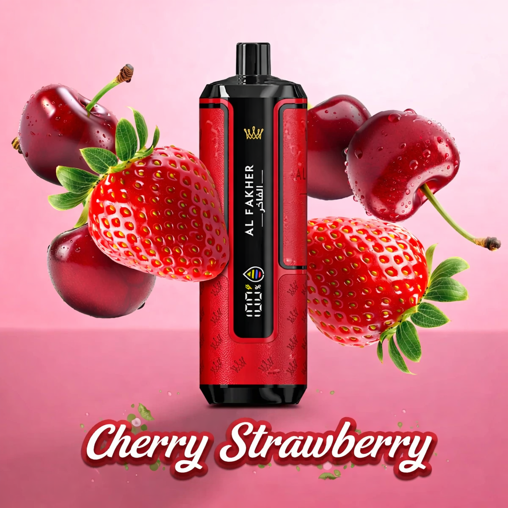 Al Fakher Hyper Max 36000 Puffs - كرز مع فراولة