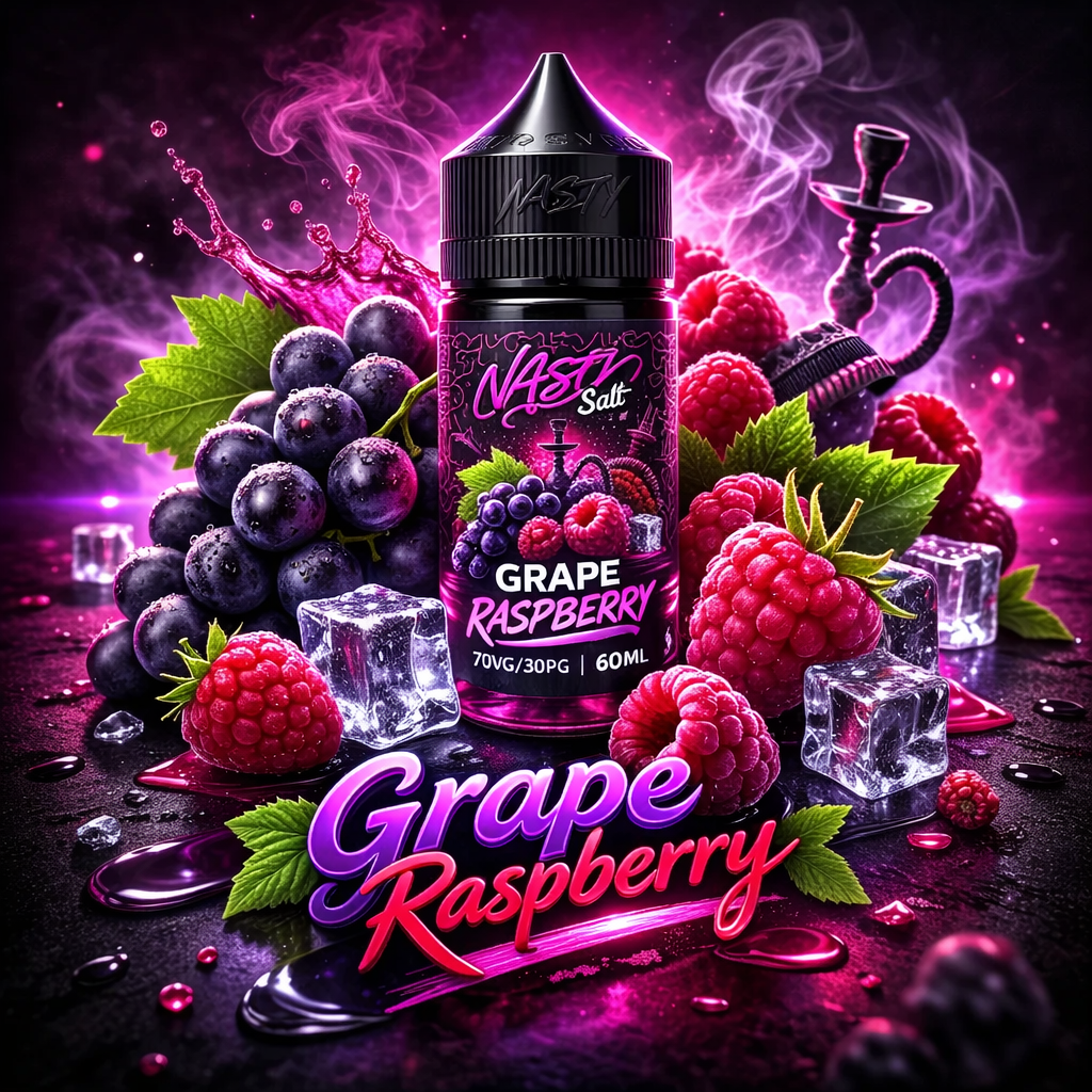 Nasty Juice E-Liquid 3mg/60ml - شيشا توت عنب