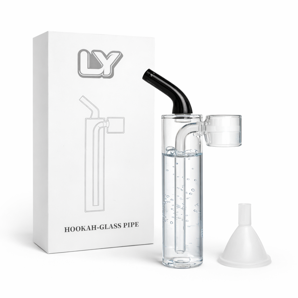 LY Hookah Glass Pipe – أنبوب أركيلة زجاجي محمول