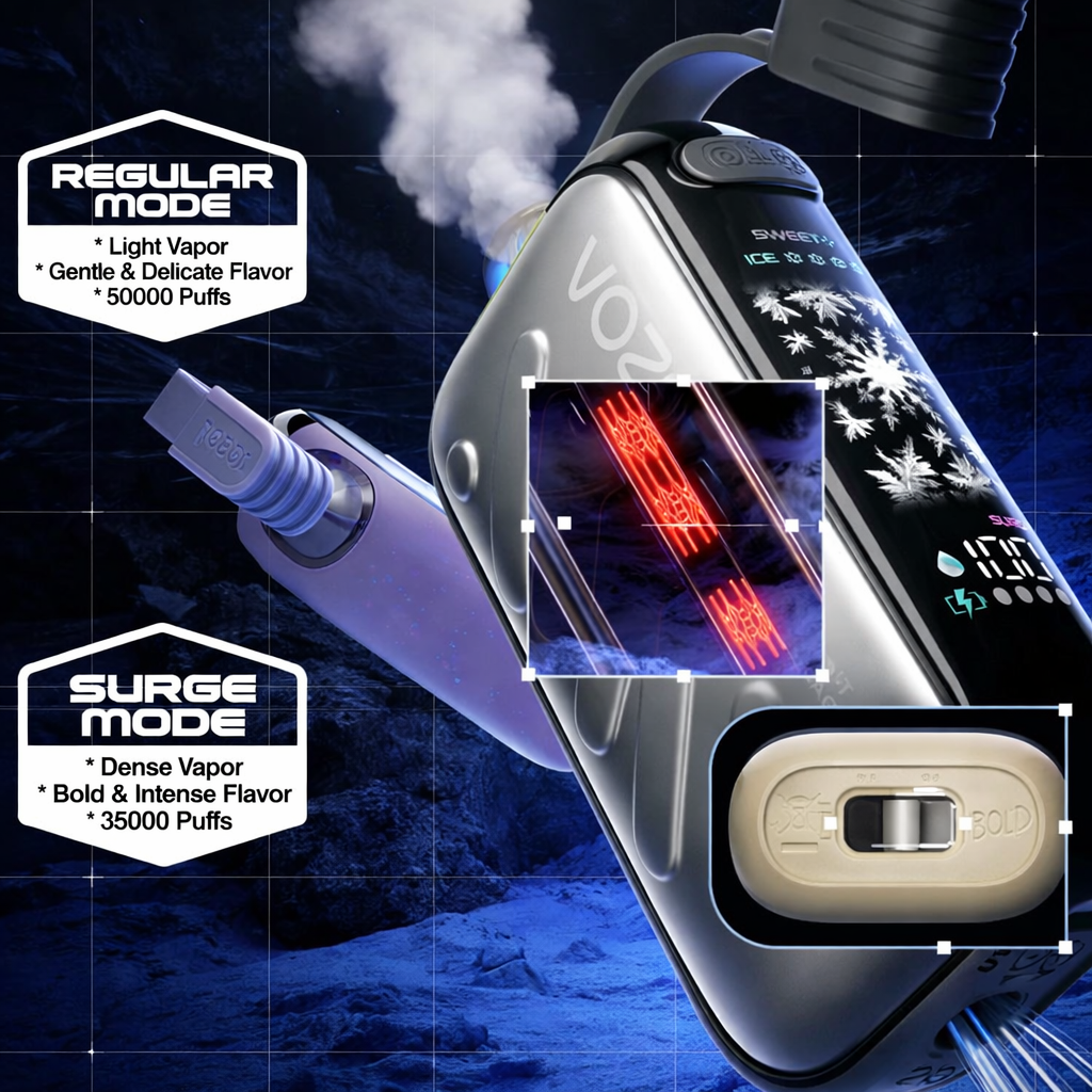 VOZOL Gear Ice & Sweet 50000 Puff - مانجو آيس - الصورة 3